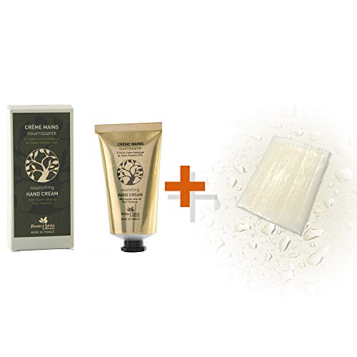Preisvergleich Produktbild Panier des Sens Handcreme Olivenöl 75ml und Gratis Milchseife 25g