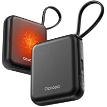 OCOOPA Hand Warmers Rechargeable, Smart Temp Control,100F -126F, UL Safe, 7H*2 Long Battery, Small Palm-Sized Slim Fits Gloves, Purse, Camping, Travel, Cold Hands Gifts Women,UT5 Nano