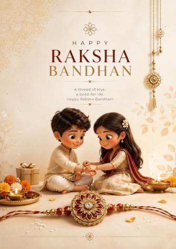 Image of Cartoon Kanha Bal Krishna and Car Rakhi for Baby /Kids Brother /Sister | Combo for Kids | Rakhi with Greeting Card & Roli Chawal