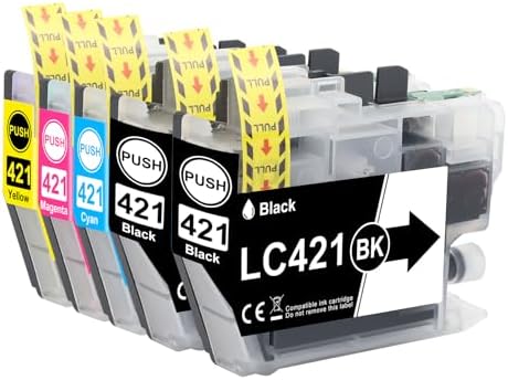 Brother LC-421M Tintenpatrone - Magenta für DCP-J1050DW, DCP-J1140DW, MFC-J1010DW, Standard