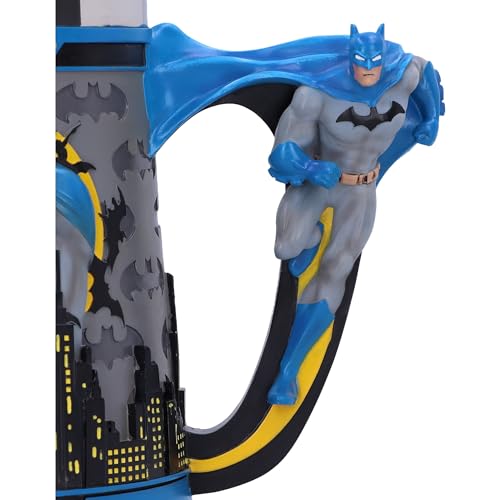Miniatura 3 de Nemesis Now Batman The Caped Crusader Tankard 15,5 Cm, Resina, Producto Oficial De Dc, Taza De Cerveza Batman, Fundida En La Mejor Resina, Pintada A Mano Por Expertos, Inserto Extraíble