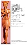Textes sacr&Atilde;&copy;s et textes profanes de l'ancienne &Atilde;gypte (Tome 1-Des Pharaons et des hommes): DES PHARAONS ET DES HOMMES (CONNAISSANCE DE L'ORIENT (1)) (French Edition)