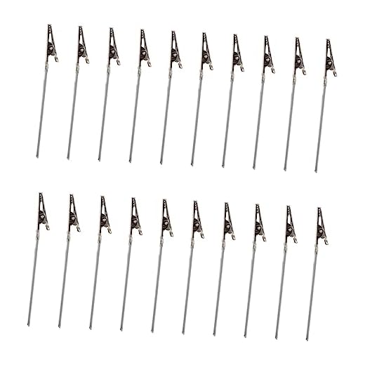 NOLITOY 50 Unidades Clipe Jacaré Prendedores De Papel Fotográfico. Bra?adeira De Jacaré De Fio De Metal Suporte De Memorando De Mesa. Escritório Decorar Cauda Longa Aço Inoxidável