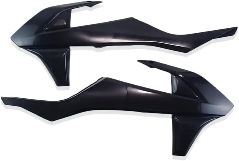 Left Right Fuel Tank Guard Plate Fenders Radiator Shrouds Plastic Front Side Panels Spoiler for Motorcycle Models SX SXF XC AVANTIS(-Black)