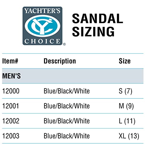 Yachter's Choice Men's Classic Sandals, Multi-layer Construction, Lightweight and Floatable Flip Flops, Quick-Drying and Waterproof4