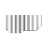 お風呂のふた トクラス 旧ヤマハ 62R 【 品番 】GFFMADW1AX 巻きフタ ヤマハシステムバス用 風呂ふた 巻きふた 【 寸法 】 W1536mm×D748mm