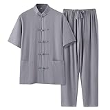Tai Chi Uniform aus Baumwollleinen, Kung-Fu-Anzug, chinesische Traditionelle Kleidung, Tang-Anzug, Herren, Kampfkunst-Jacke, atmungsaktiv, langärmelig, Mantel, Tops, Zen-Meditationsuniform