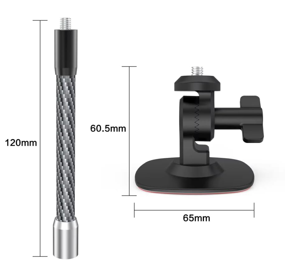 Kit De Fixation Adhésive Universel Pour GoPro - Support Flexible Pour Surfaces Plates Ou Courbes