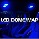 2 Blue Led Dome Map Interior Light Package (9 smd) for Chevrolet GM vehicles