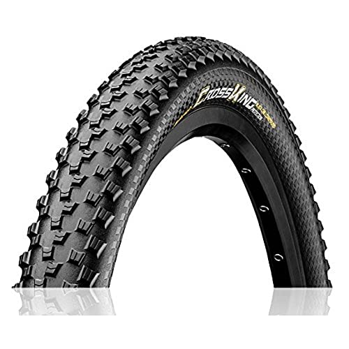 Ottima presa di lunga durata Continental Cross King, Bicycle Tire Unisex-Adult, Black, 26\