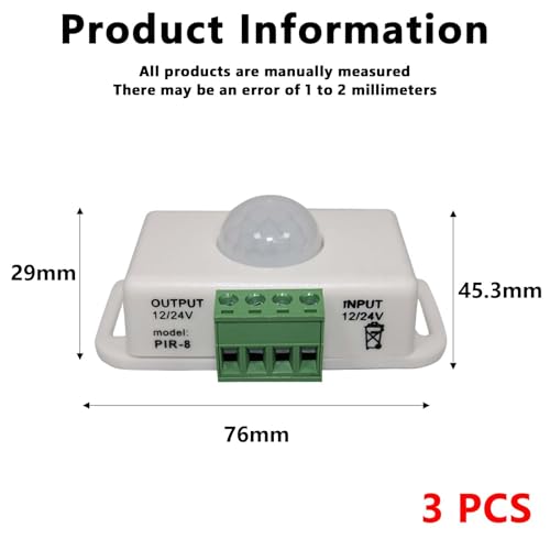 DC 5V-24V USB DC Körper Infrarot PIR Bewegungssensor Schalter Menschlicher 6954