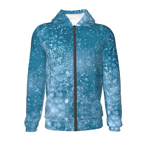 Air Bubbles in Water Kids Pullover Hoodies Boys Zip Up Sweatshirts Girls Athletic Clothes with Pocket2