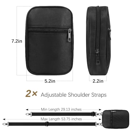 GAOHUI Crossbody Bag Sling Purse for Woman & Men, Mini Multi Position Messenger Bag Fanny Packs Purse with 2 Adjustable Straps, Trendy Cross Body Backpack bag for Running, Hiking, Travel2