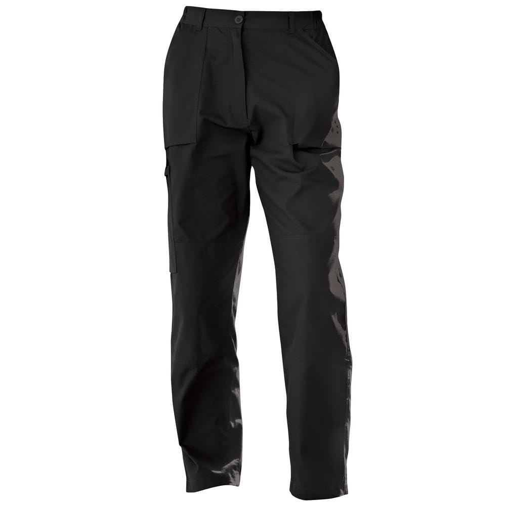 Regatta Womens Action Ii Trousers, Black, 16 EU