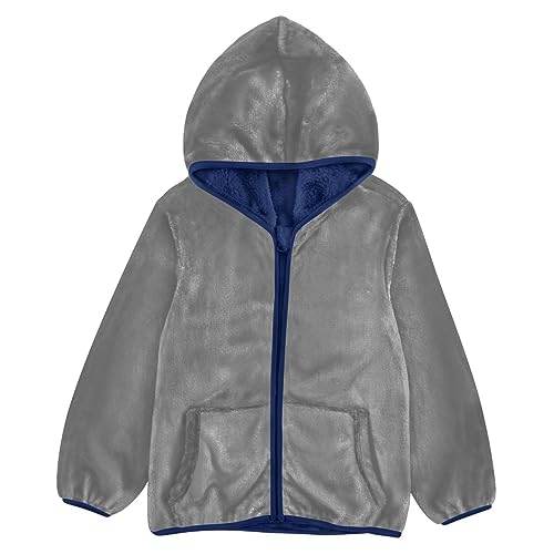 Boys Hoodie Long Sleeve Fleece Jacket Toddler Boy Sweatshirts Basic Zip Up Hoodies with Pockets