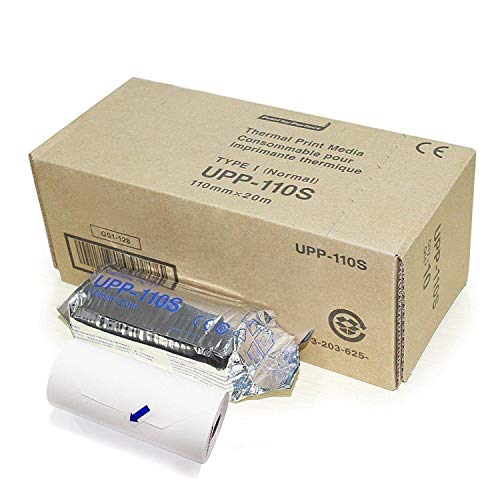 MixMart Compatible UPP-110S Type I Black and White Video Thermal Bx/10 New 110mm x 20m (10 Rolls)