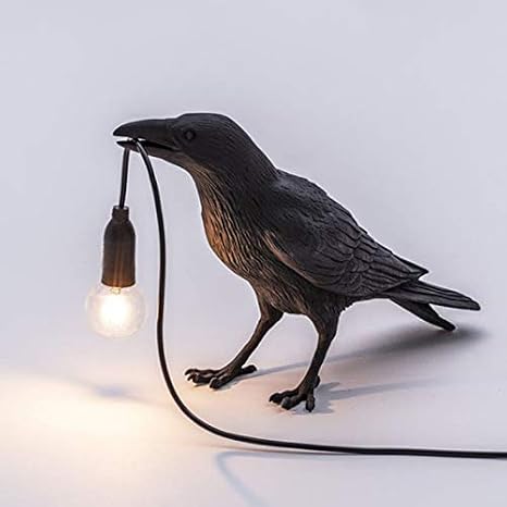 Wall Sconce Lighting Office Wall Decor Crow Desk Lamp Bedroom Bedside Light,Lights for Wall Bathroom Light fixtures Wall lamp with Plug in Cord