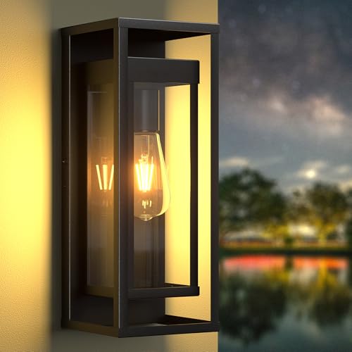 Image of 15in Outdoor Wall Light Fixture Exterior Porch Lights for House