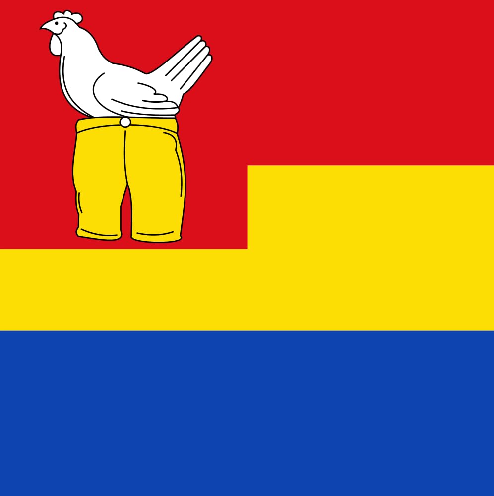 Drapeau Hensbroek vlag 1938 grand pavillon ancienne municipalité