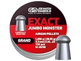 JSB Exact Jumbo Monster Grand .22 Cal, 28.55 Grains, Domed, 150ct