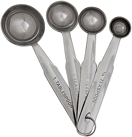 CRESTWARE MEASPHD Measuring Spoon Set, HD, Stainless Steel
