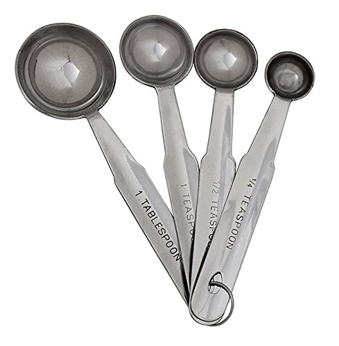 Crestware Measphd Measuring Spoon Set, Hd, Stainless Steel #TOP2