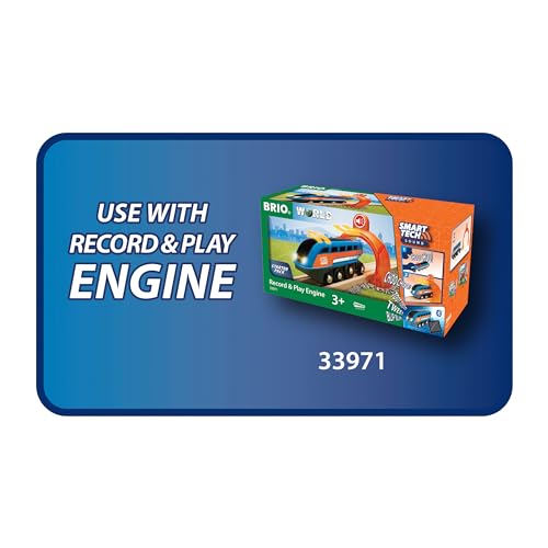 BRIO World 33976 Smart Tech Sound Feuerwehreinsatz - Zubehör für die BRIO Holzeisenbahn - Interaktives Spielzeug empfohlen ab 3 Jahren