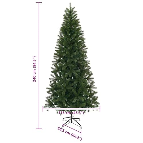 Árbol de Navidad artificial Gecheer con diseño elegante de PE y gran densidad visual 8