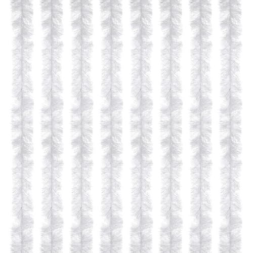 PATIKIL 5Ft Boa En Plumes, 8 Pcs Boas En Plumes Artificielles Moelleuses Décorations De Fête Pour DIY, Costume De Mariage, Noël, Concert, Halloween,...