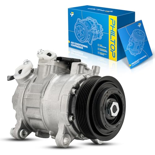 Image of PHILTOP 141151NC Air Conditioner AC Compressor with Clutch for BMW X1 2017-2019, 2013-2015 2.0T,X3 2013-2015, 2017 2.0T,X4 2015, 2017-2018 2.0T