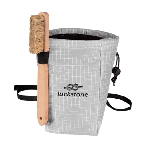 Vaveren Portable Chalk Bag for Rock Climbing and Outdoor Sports, Gray