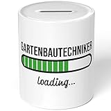 JUNIWORDS Spardose Sparbüchse, Gartenbautechniker Loading (6197363)