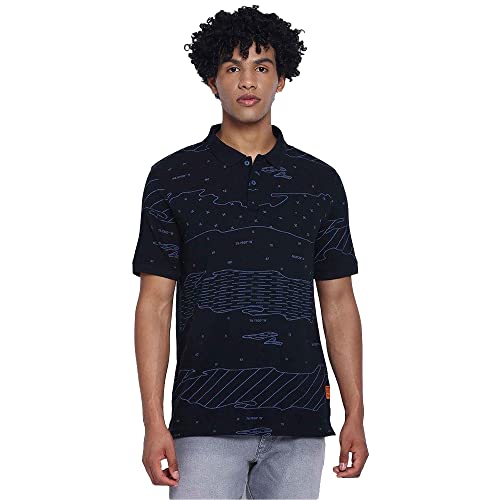 Image of Wrangler Printed Cotton Regular Fit Mens T-Shirt