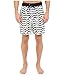 Nautica Men's Quick Dry Brushed Waves Swim Trunk