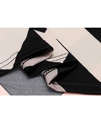 Sherosa Womens Summer Contrast Sleeveless Tank Top Floral Print Maxi Dress (M, Black) #TOP7