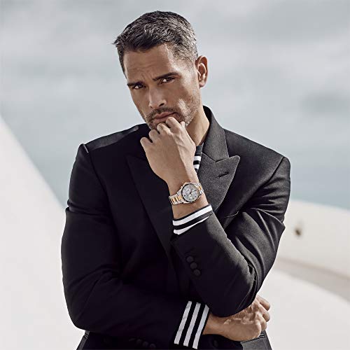 Victorinox Swiss Analog Watch for Men - Grey Dial with Bi Colour Stainless Steel Bracelet, Stylish Wrist Watch for Casual Wear - FieldForce Classic Chrono (42 mm) - Image 5