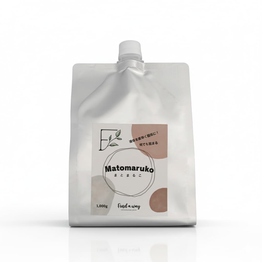 find a way 液体を素早く固体に！「まとまるこ」500gx5個セット Amazon