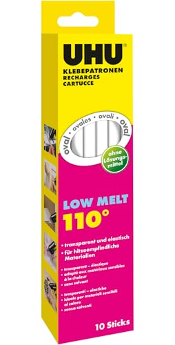 Preisvergleich Produktbild UHU Heißklebesticks 170mm Transparent 10St.