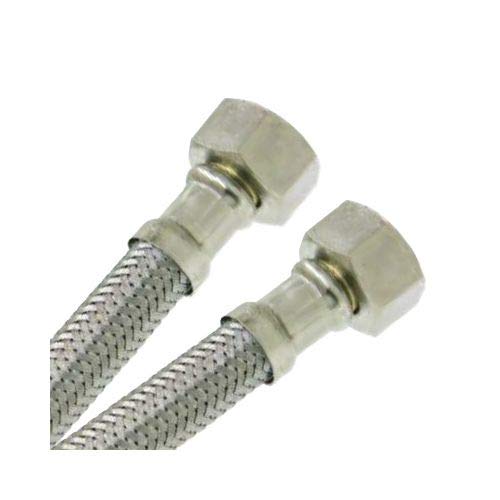 Watts - Flexible sanitaire Ø intérieur 30 mm - Flexible sanitaire Inox Ø intér.30mm-Femelle/Femelle 1"1/4 (33/42) - 1000mm