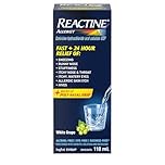 Reactine Liquid Allergy Medicine - For Itchy Eyes, Hives, Runny Nose - 24 Hour Allergy Relief - White Grape Flavour, 118 mL