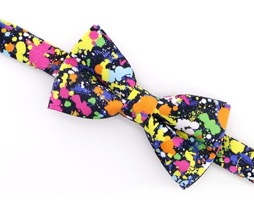 Image of OCIA Cute Pattern Pre-tied Bow Tie Adjustable Bowties for Adult & Children
