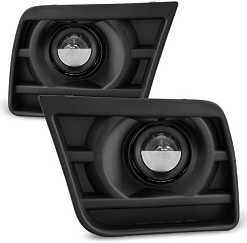 AKKON - For Chevy Camaro SS Z28 Chrome Clear Bumper Driving Fog Light Lamp Assembly W/Switch + Harness + Bulbs