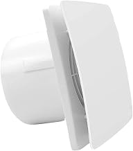 Exhaust Fan Home Bathroom Toilet Kitchen Low Noise Ventilator Wall Mounted Extractor Pipe