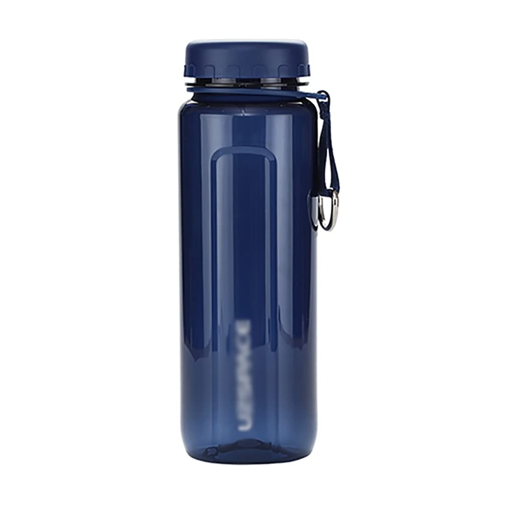Sportflasche Wasserflaschen Kunststoff Sport Wasserflasche Großer Krug mit Handschlaufe für Wandern Reisen Outdoor Sportflaschen Wasserflaschen (Fassungsvermögen: 750 ml, Farbe: Grün) (Blau 950 ml)