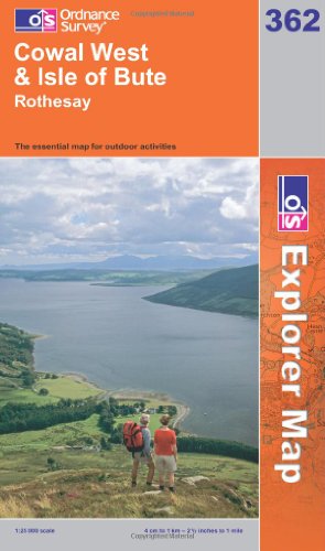 OS Explorer map 362 : Cowal West & Isle of Bute
