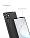 EUASOO Galaxy Note 10 Plus Case, Slim Fit Shockproof Reliable Guard for Samsung Galaxy Note 10 Plus 5G, PC + Soft TPU Cover Double Protection, Compatible with Galaxy Note 10 Plus 6.8 inch,Black