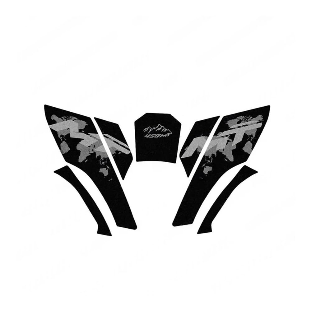 Motorcycle Fuel Tank Protector for CF&Moto 450MT 450 MT 2024 Motorcycle Fuel Tank Decal Anti-Slip Sticker(A)
