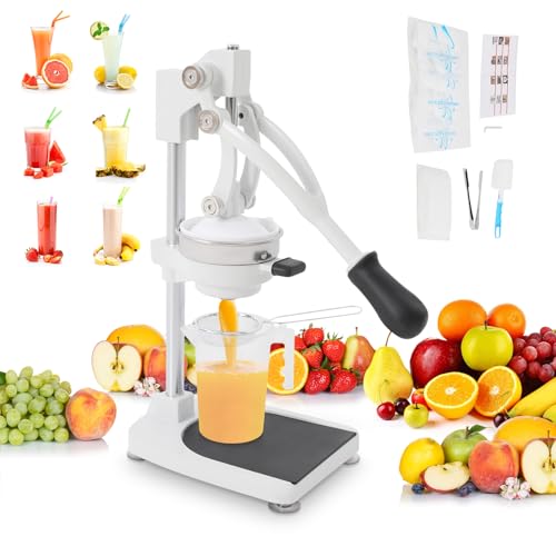 Cast Iron Juicer, Manual Juicer Hand Press Heavy Duty with