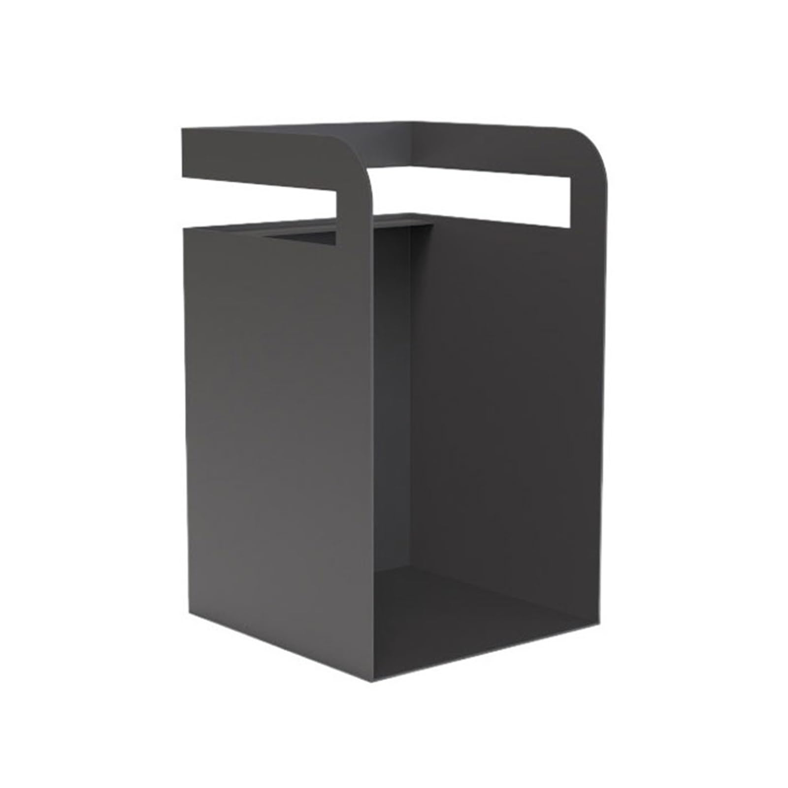 WANGHAI-666 Bookcases Under-desk Modern Wall Mounted Bookshelf Minimalism Aluminium Alloy Organiser Box(Black)