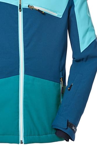 killtec meisjes Ski-jack/functioneel jack met afritsbare capuchon en sneeuwvanger KSW 166 GRLS SKI JCKT, raspberry, 116, 38509-000